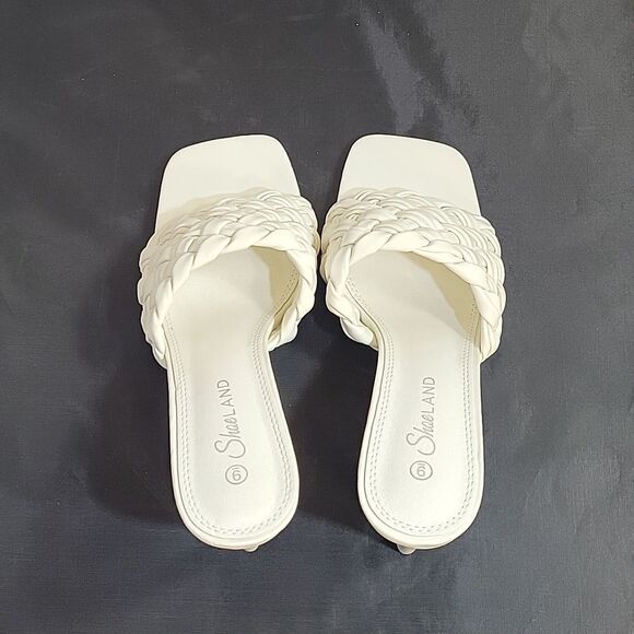 BRAND NEW HERSTYLE MELROSE BRAIDED SQUARE OPEN TOE SLIP-ON MULES SANDAL - Picture 6 of 14